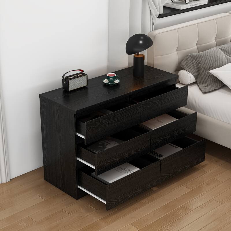 19.7"Nightstand with 3 Drawers,Set of 2,Beside Table with Drawers Handle Free Design,Thickened Top Plate,3 Drawer