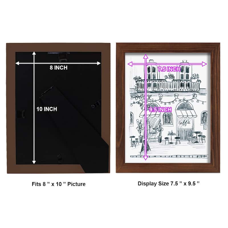 Italian Street Sketch II -Framed Print w/glass-Cherry Red