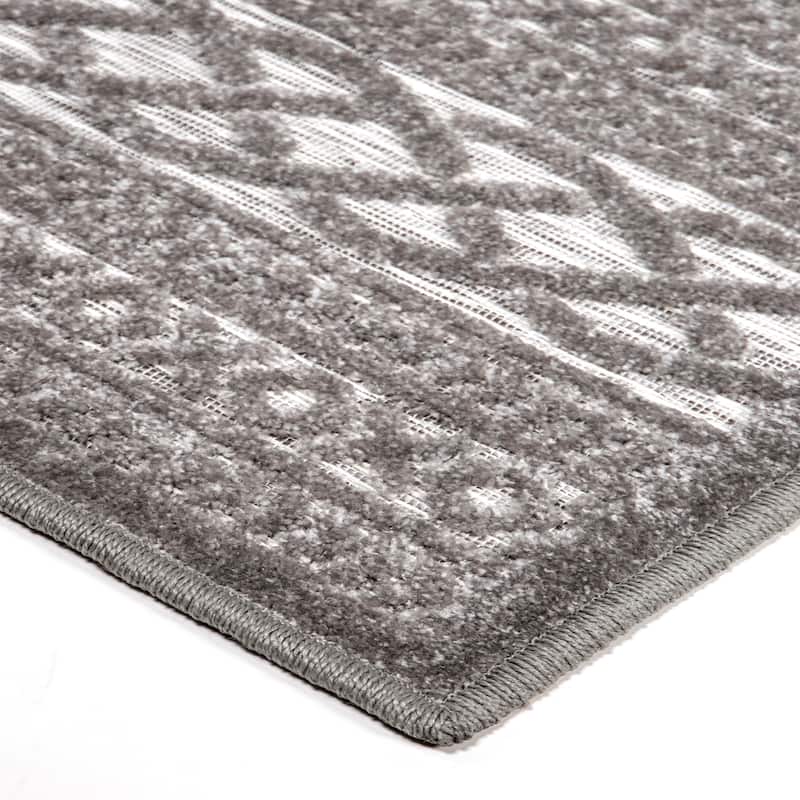 Orian Rugs Boucle Jenna High Low Indoor Outdoor Area Rug