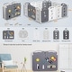 preview thumbnail 2 of 6, Foldable Playpen for Babies and Toddlers 14 Panels Baby Safety Playpen - 60 x 60 x 24 in
