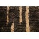 preview thumbnail 9 of 16, Black Contemporary Abstract Area Rug Hand-knotted Jute Carpet - 2'10"x 5'4"