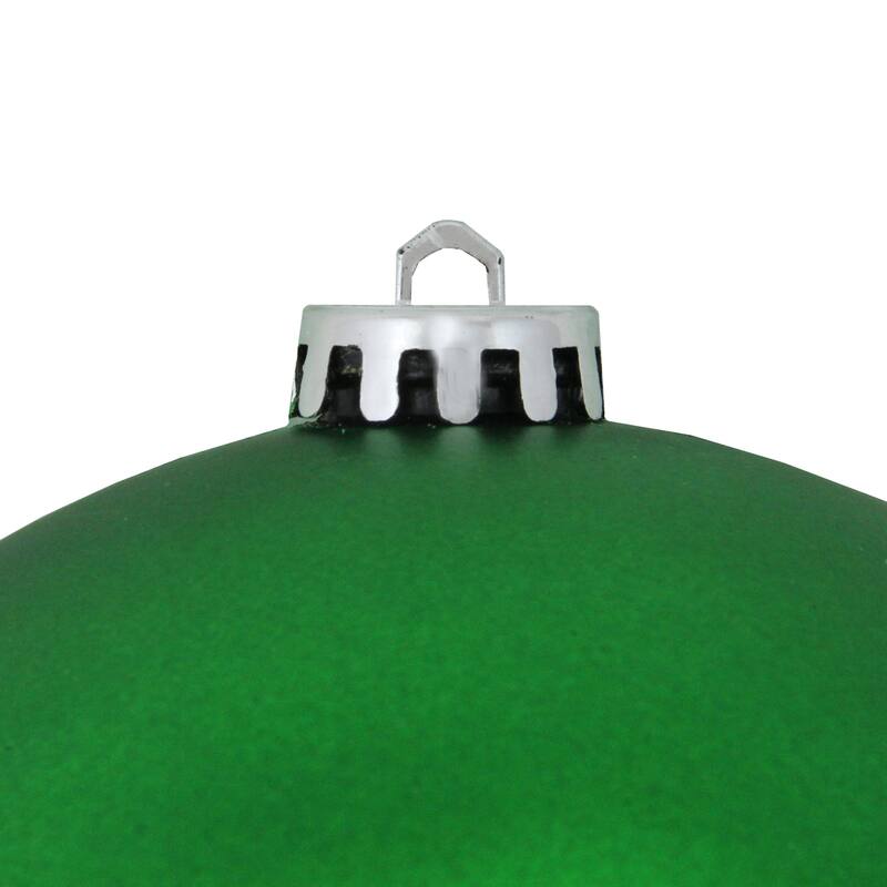 Matte Xmas Green Shatterproof Commercial Christmas Ball Ornament 12" (300mm)