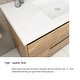 preview thumbnail 69 of 85, Floating Bathroom Vanity with Integrated Resin Top