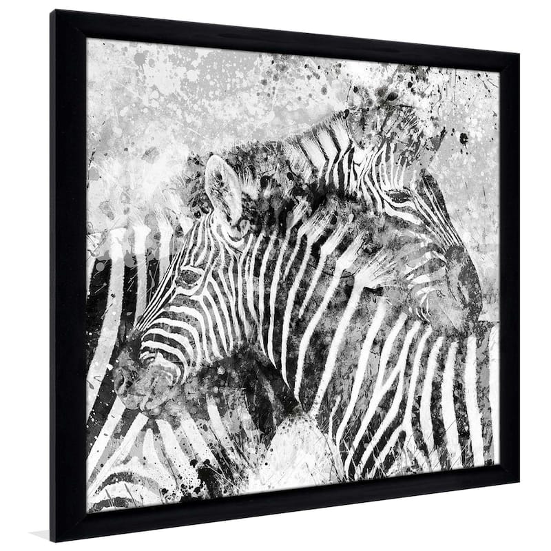 "Zebra Pair" by Carol Robinson Print on Acrylic