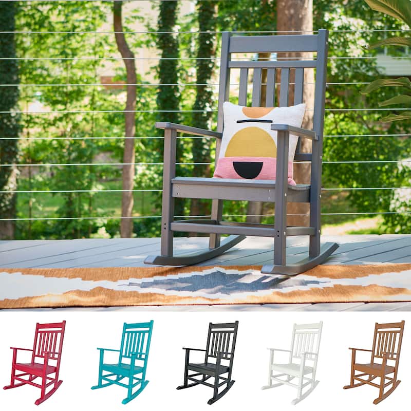 Laguna Classic Poly HDPE Eco-Friendly Weather Resistant Rocking Chair
