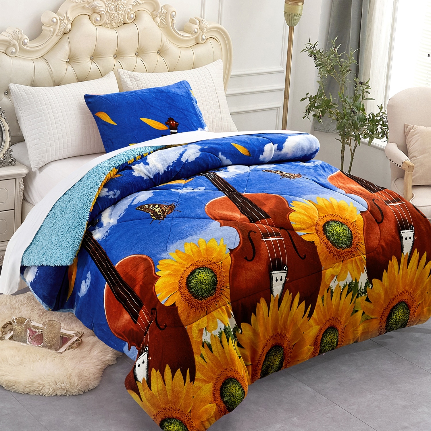 Unicorn Flamingo Kids Comforter Set Best Gift