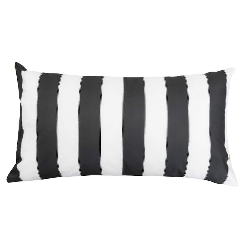 Olivia Striped Outdoor Throw Pillow
