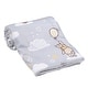 preview thumbnail 4 of 3, Lambs & Ivy Disney Baby Hunny Bear Winnie the Pooh Gray Soft Faux Shearling Baby Blanket