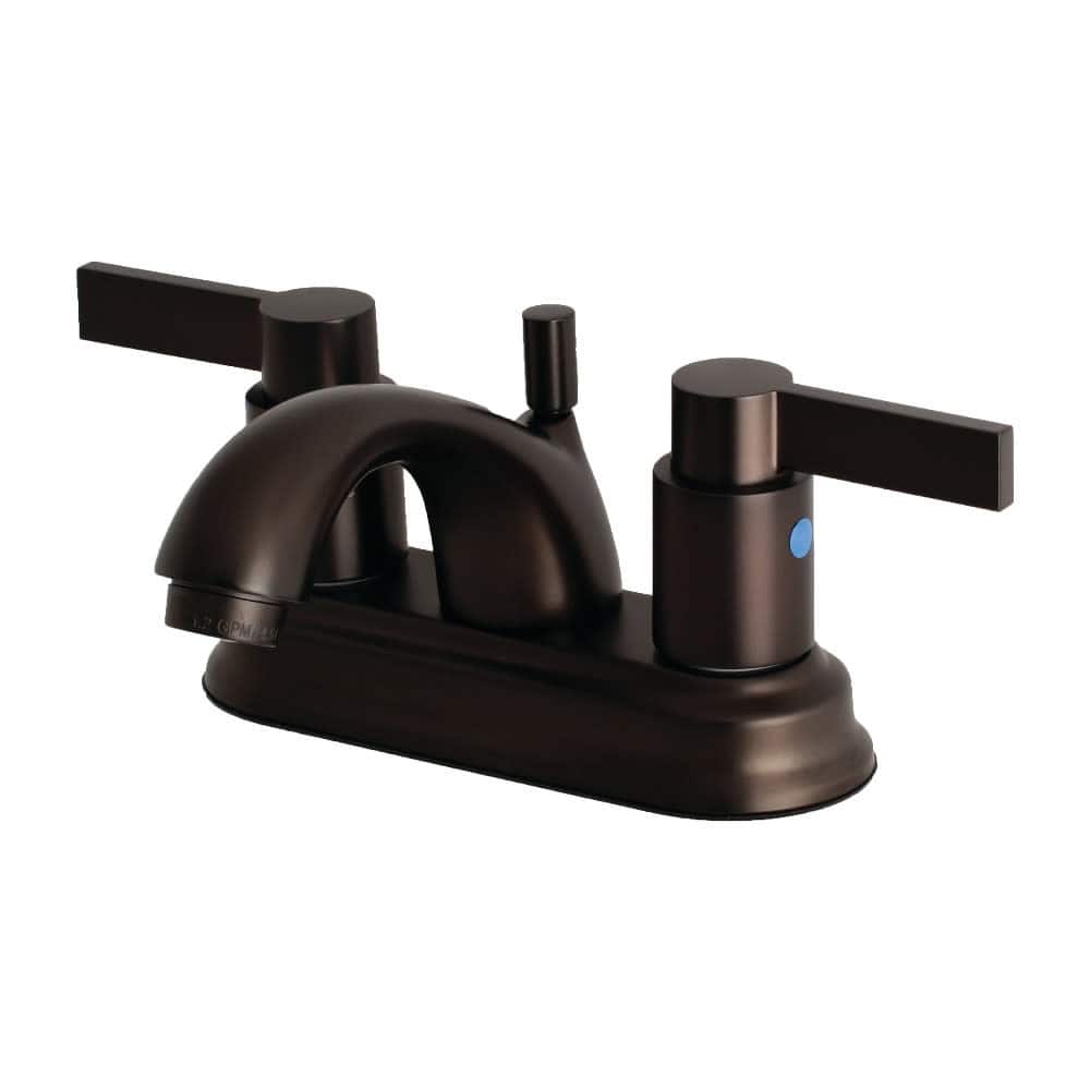 Kingston Brass NuvoFusion 1.2 GPM Centerset Bathroom Faucet with