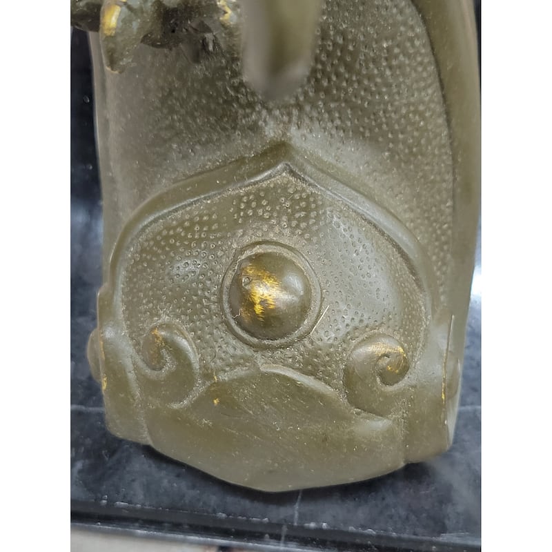 Bronze Eagle Statue Majestic Wildlife Sculpture Decor On Marble Base