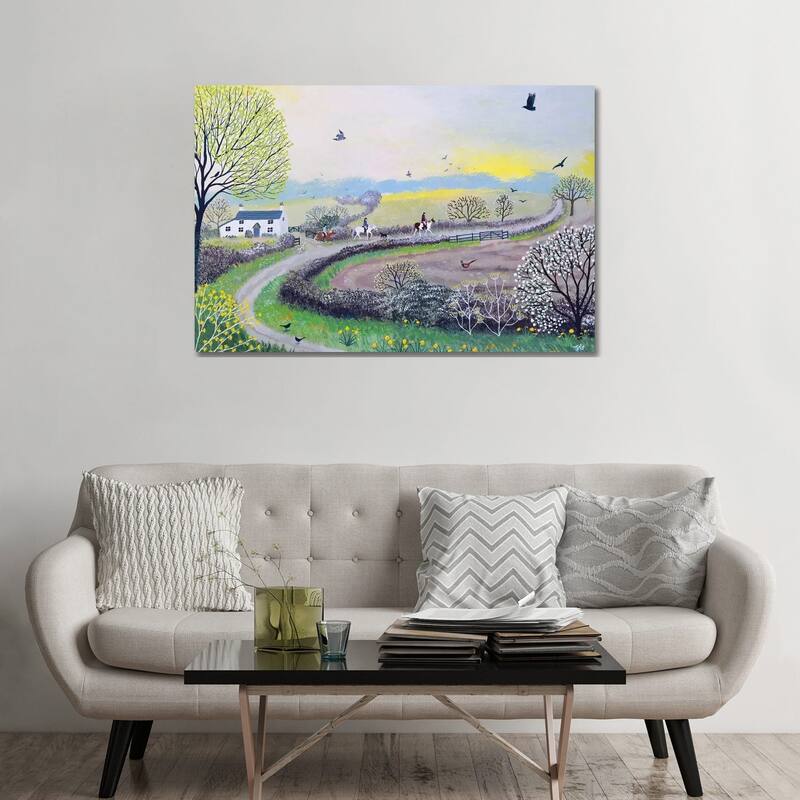 iCanvas "Early Morning Ride" by Jo Grundy Canvas Print - 32x48x1.5