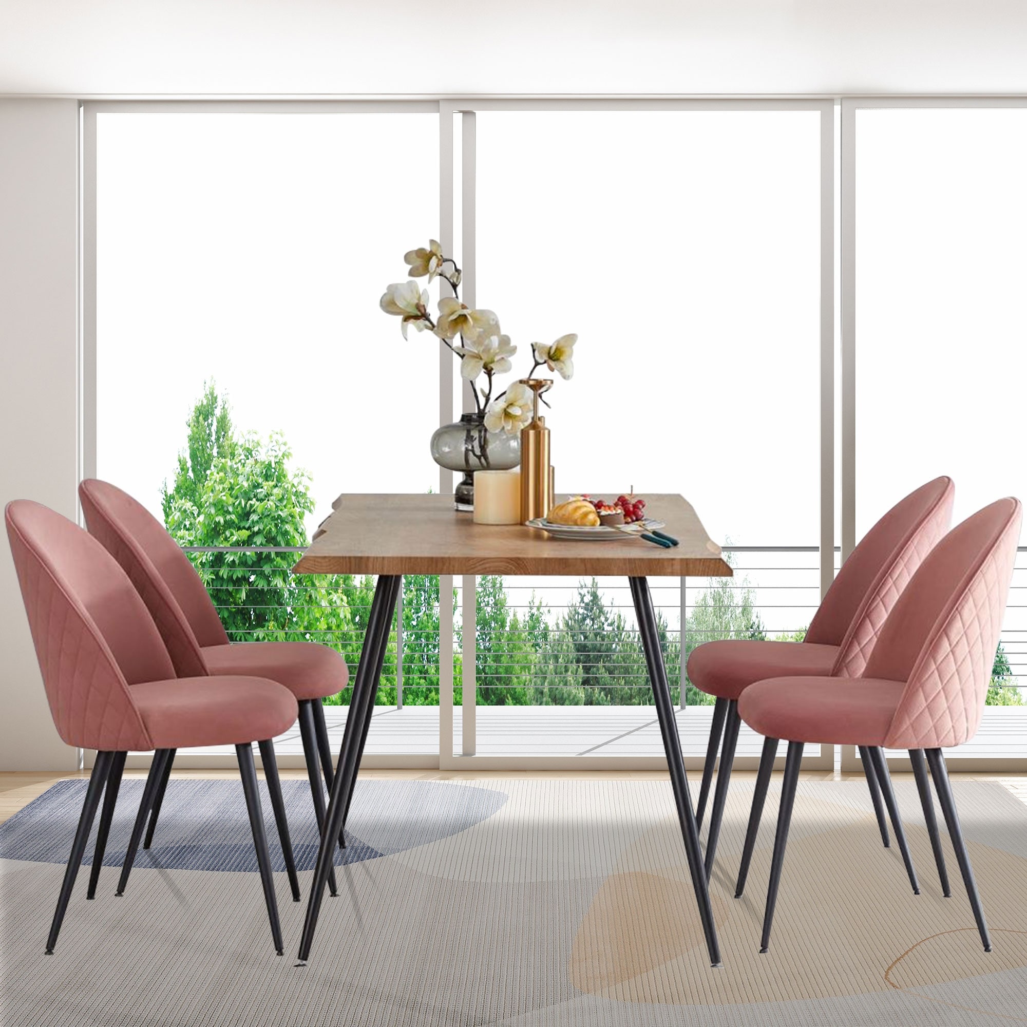 Modern minimalist 2024 dining chairs
