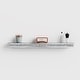 preview thumbnail 11 of 10, Mirrored Floating Shelf with Crushed Diamond