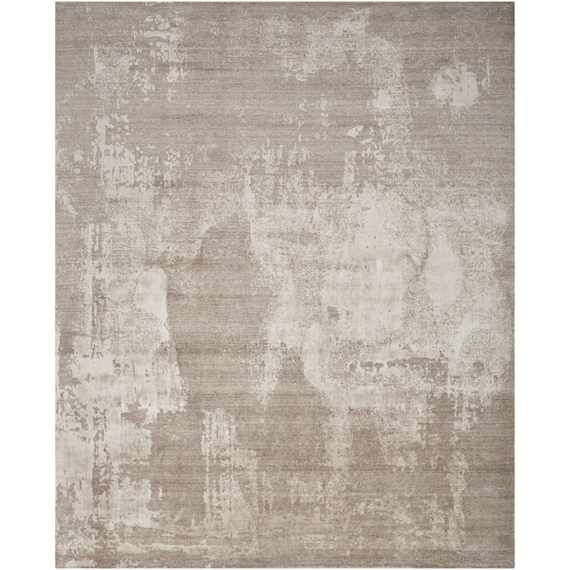 Nourison Harmony Indoor only Silver Abstract Area Rug