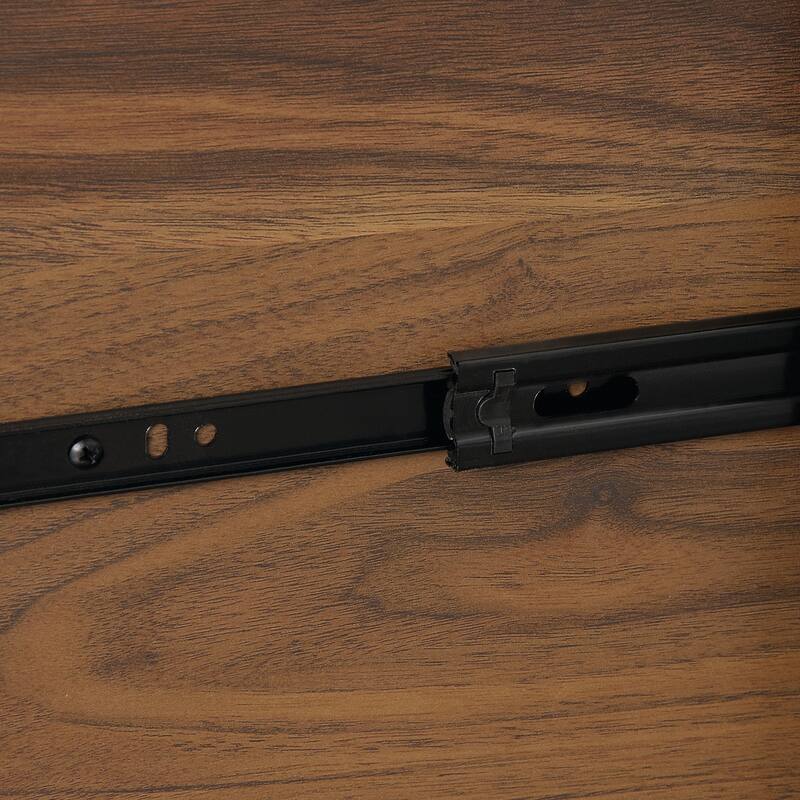 Engineered Wood Mid-Century Modern Narrow Bookcase, Brown - 19.69"W x 15.59"D x 70.39"H