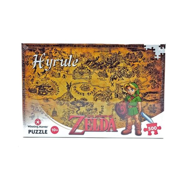 slide 2 of 4, The Legend of Zelda Hyrule 500 Piece Jigsaw Puzzle