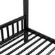 preview thumbnail 21 of 30, Metal Bunk Bed with Ladder and Metal Slats Support, Storage Underneath, Heavy Bunk Beds, Black Bed Frame, No Box Spring Needed