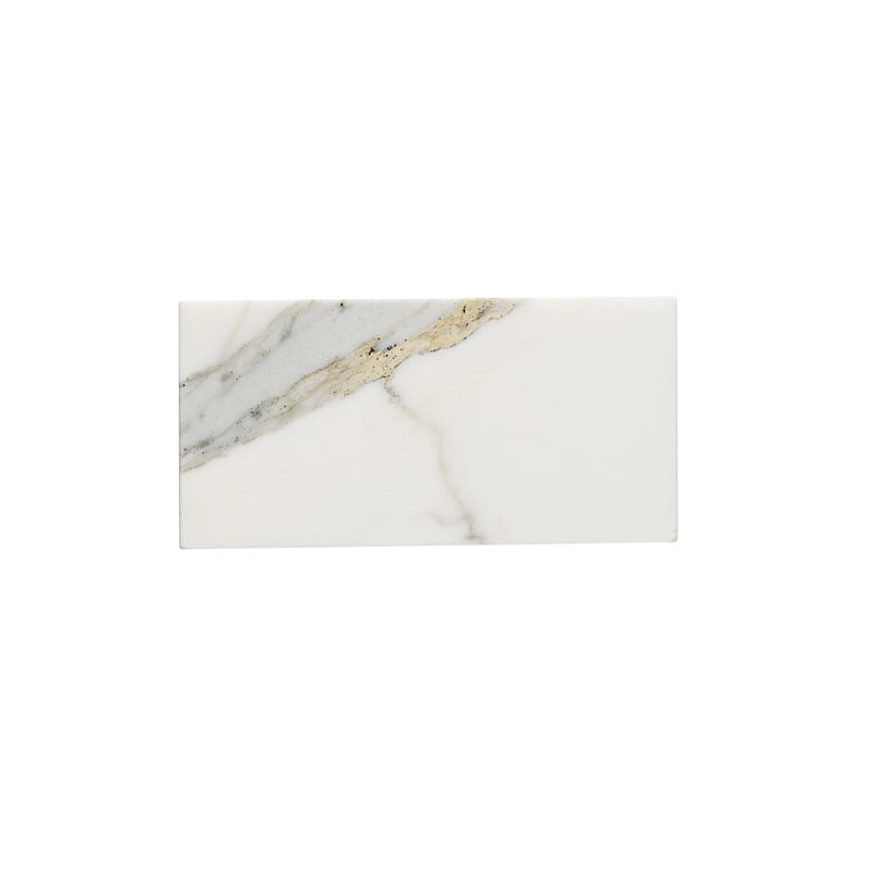 Calacatta Marble 3" x 6" Honed Tile - 1 Box (6 sqft) - Grey