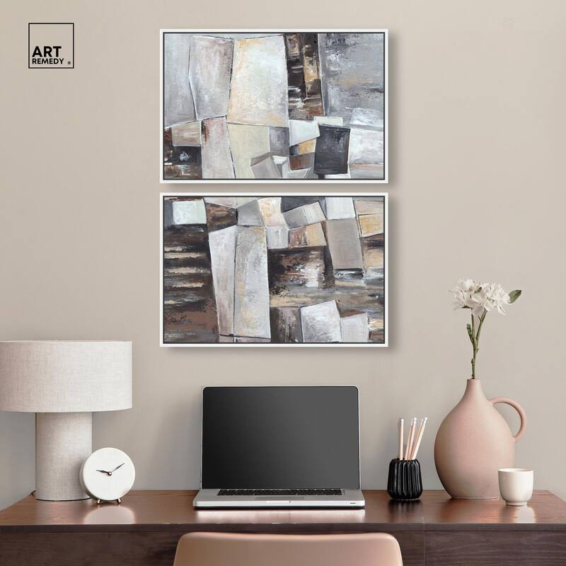 Inside the Future Canvas Set of 2 by Art Remedy