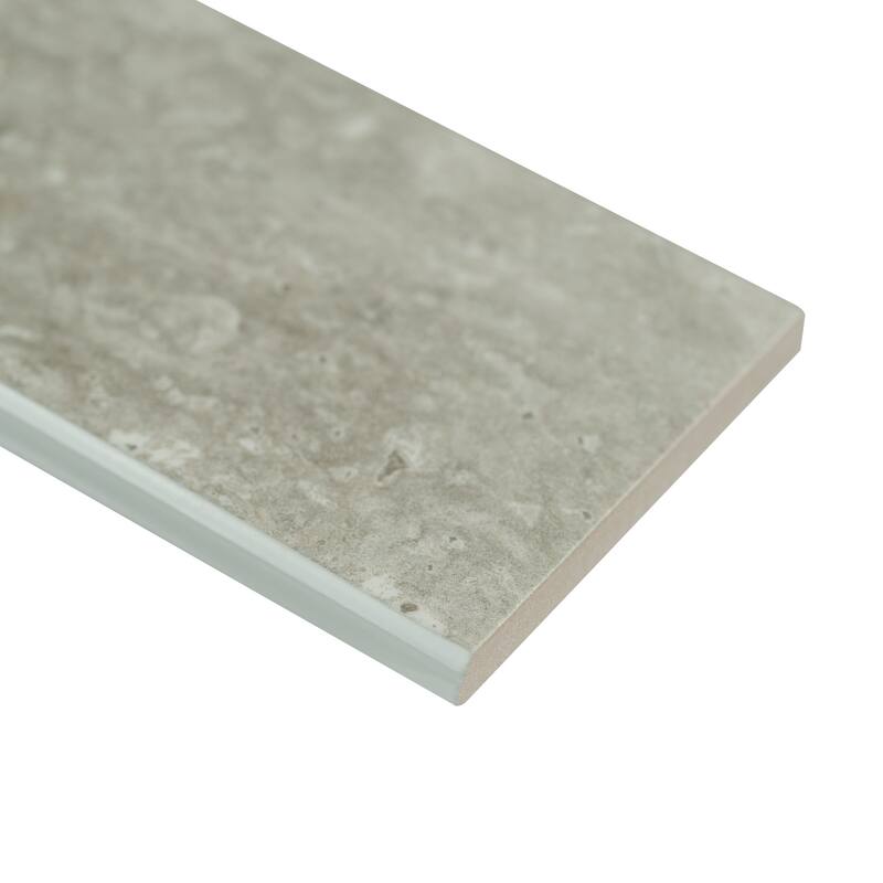 Ackland AKNPTLIN3X18P-BN Linden 18" x 3" Polished Porcelain Thin-Set