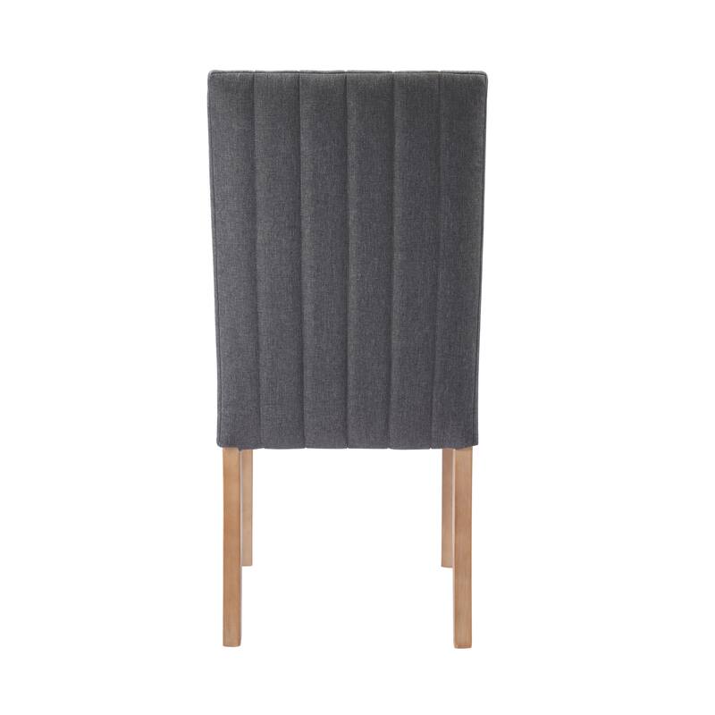 Porthos Home Aiden Fabric Dining Chairs with Rubberwood Legs, Set of 2