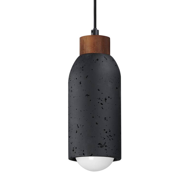 Maxim 90621 Pompeii 5" Wide Mini Pendant - Lava Black