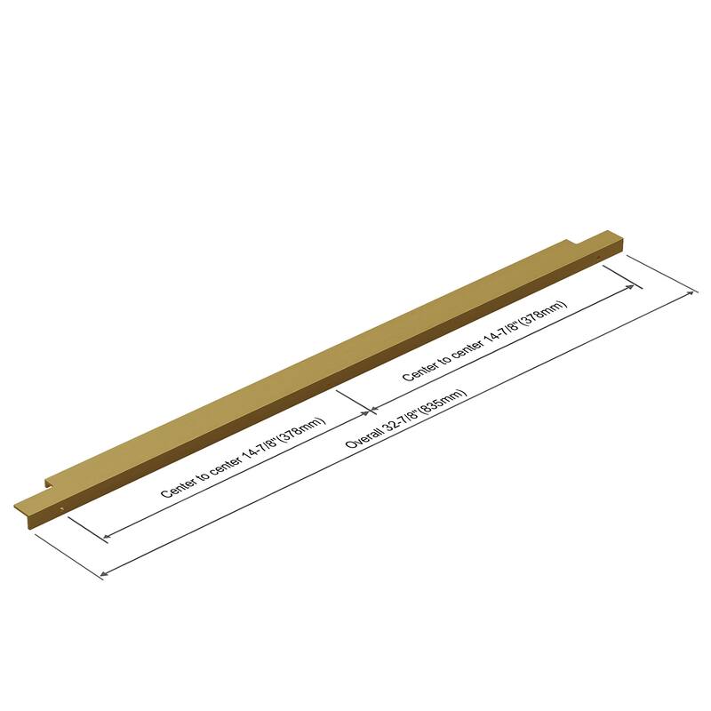 Dowell Series 3063 Handles (32.8", 14.875" CTC), 3 Pack