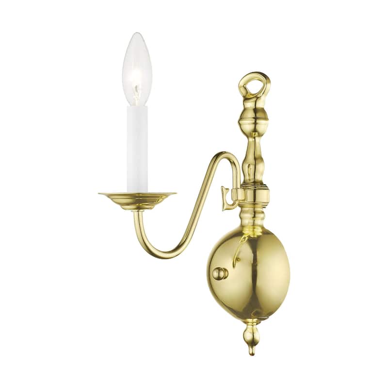 Livex Lighting Williamsburg Single Light 14" Tall Wall Sconce