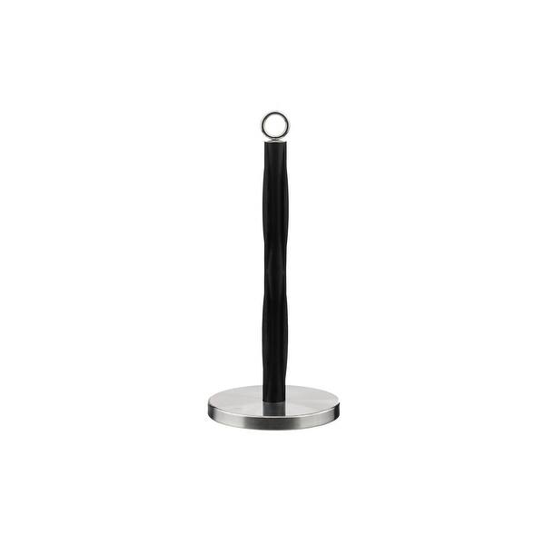 slide 2 of 3, Jiallo Paper Towel Holder with Black Ridges