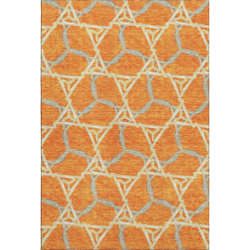 Premium Washable Super Soft Modern Tangle Mayfield Rug