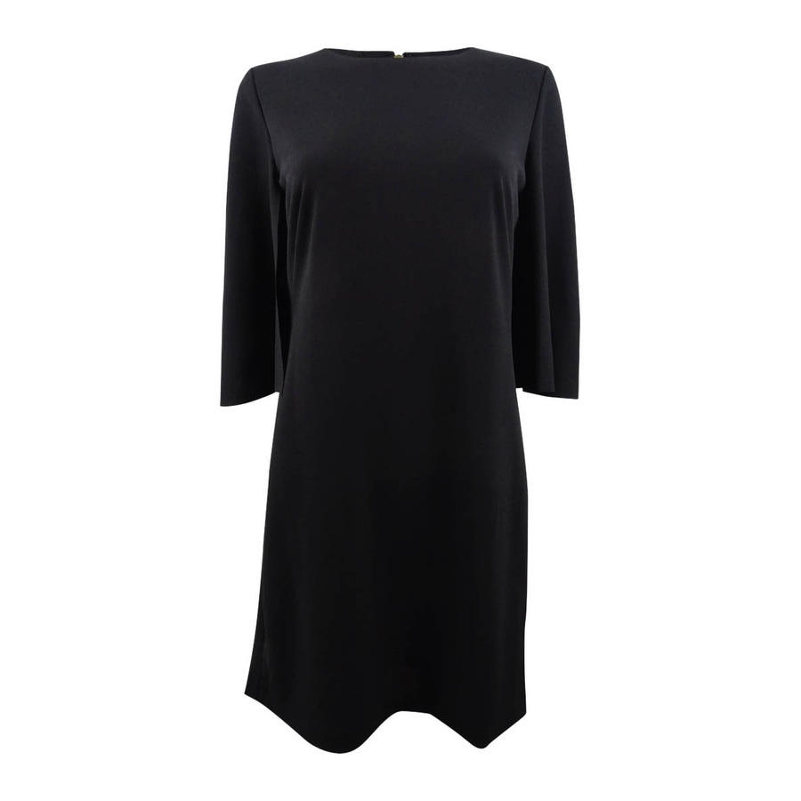 ralph lauren crepe overlay dress