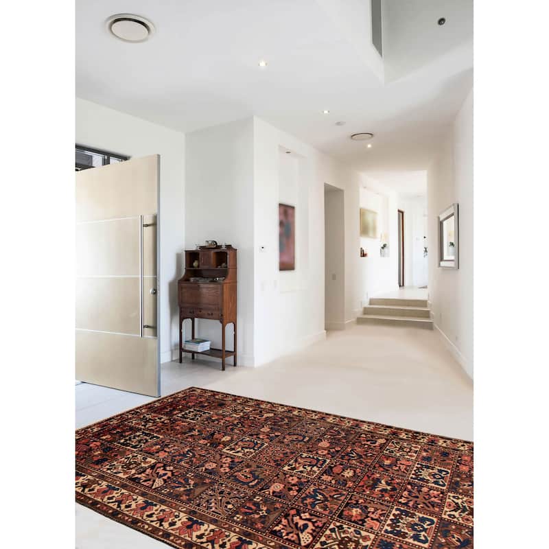 ECARPETGALLERY Hand-knotted Kayseri Vintage Copper Wool Rug - 5'2 x 9'8