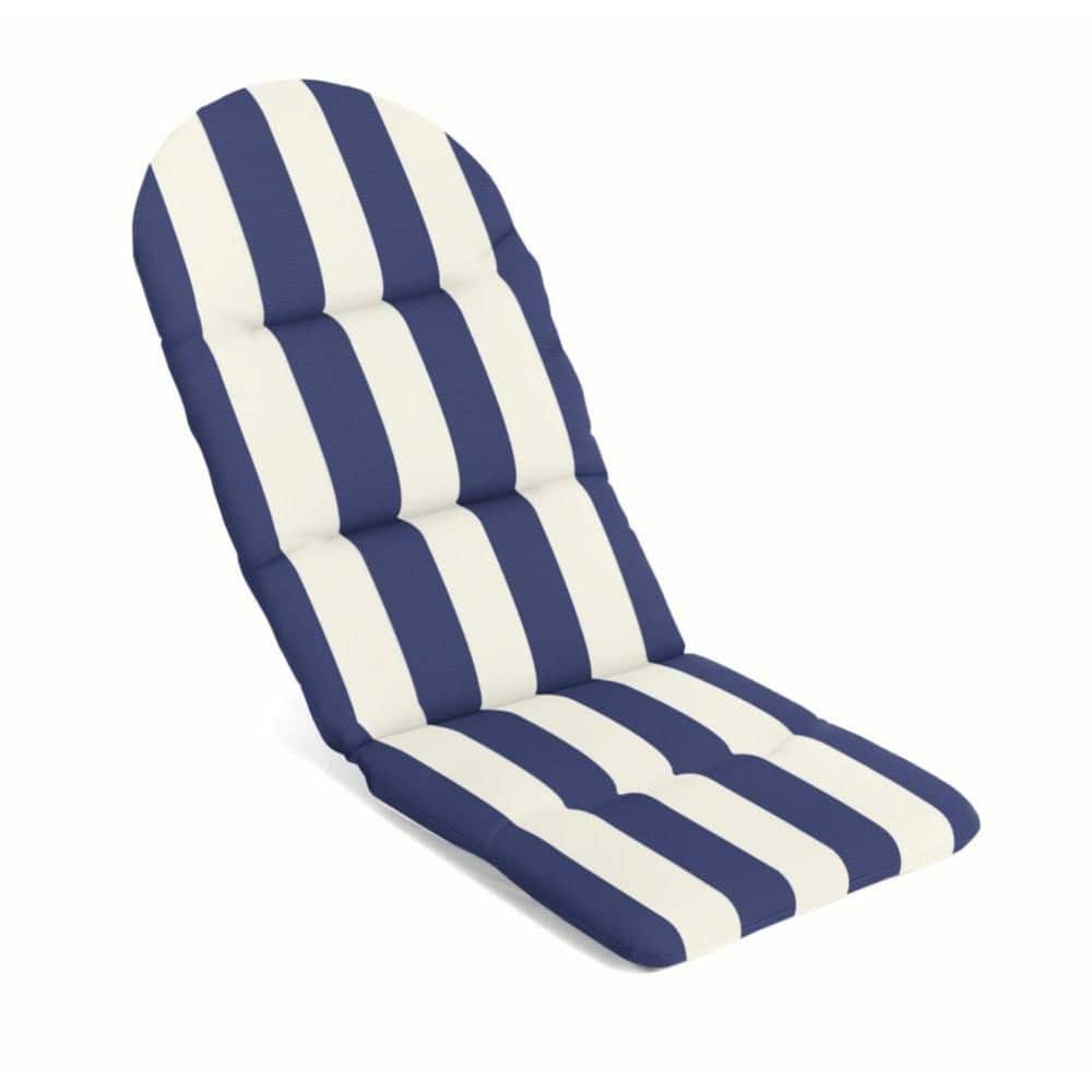 Sunbrella Solid Fabric 1-Piece Outdoor Adirondack Chair Cushion, 20.5"W x 49"L