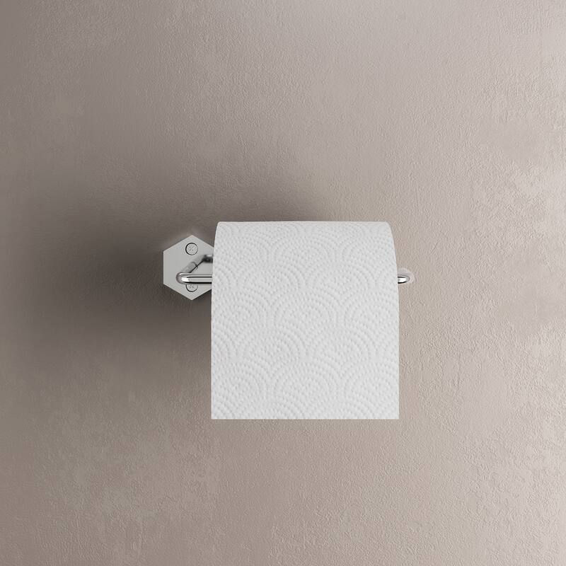 Brusque Toilet Paper Holder In Chrome