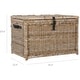 preview thumbnail 15 of 16, happimess Michael 35" Wicker Storage Trunk, Natural