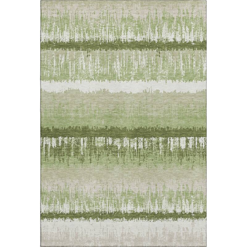 Premium Washable Super Soft Modern Ombre Stripe Mayfield Rug