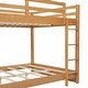 preview thumbnail 21 of 20, Wood Queen Size Bunk Bed with Ladder for Space-Saving and Easy Access
