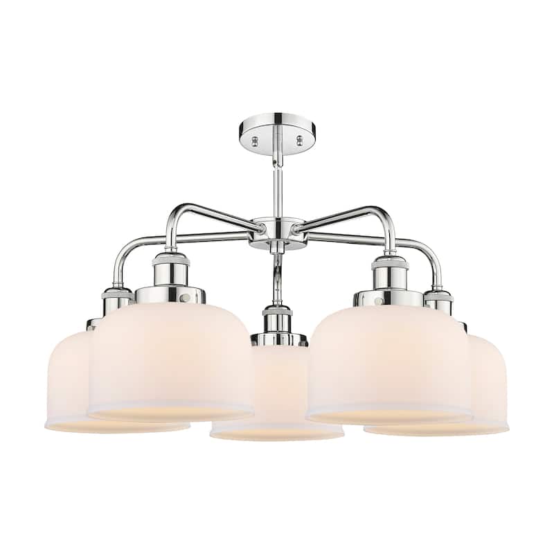 Innovations Lighting Bell - 5 Light 26" Stem Hung Chandelier