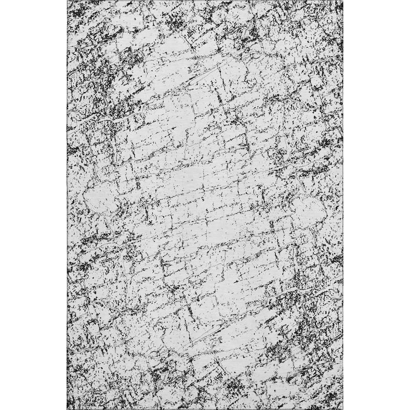 Premium Washable Super Soft Modern Crackle Mayfield Rug