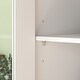preview thumbnail 10 of 17, 70.9"H Combo Chest Dresser Storage Cabinet with Glass Door White