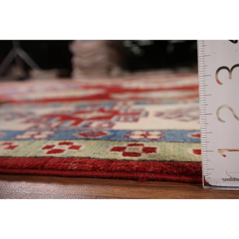 Red Kazak Oriental Area Rug Handmade Wool Carpet - 8'3" x 11'7"