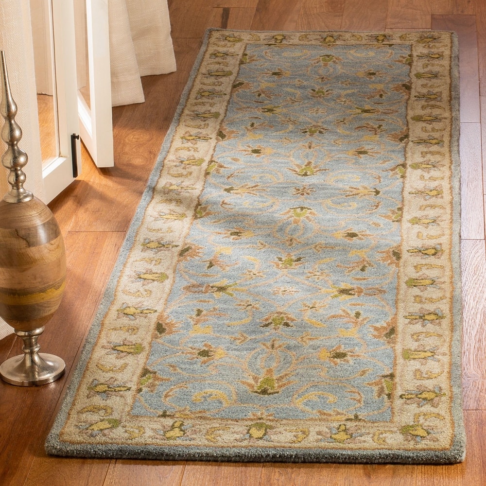 SAFAVIEH Handmade Heritage Turtoise Traditional Oriental Wool Rug