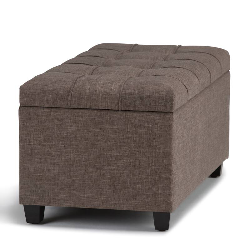 Modern Storage Ottoman Bench for Living Room