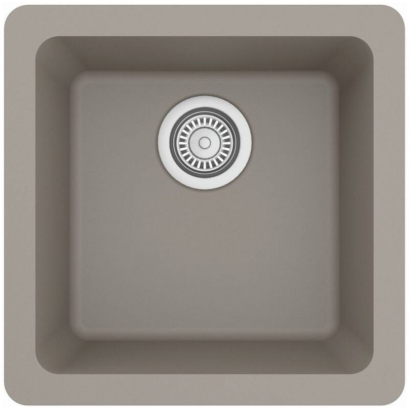Karran USA QU-690 Quartz QU 16-5/8" Undermount Single Basin Quartz