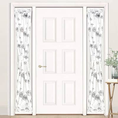 DriftAway Dandelion Floral Botanical Sidelight Door Curtain