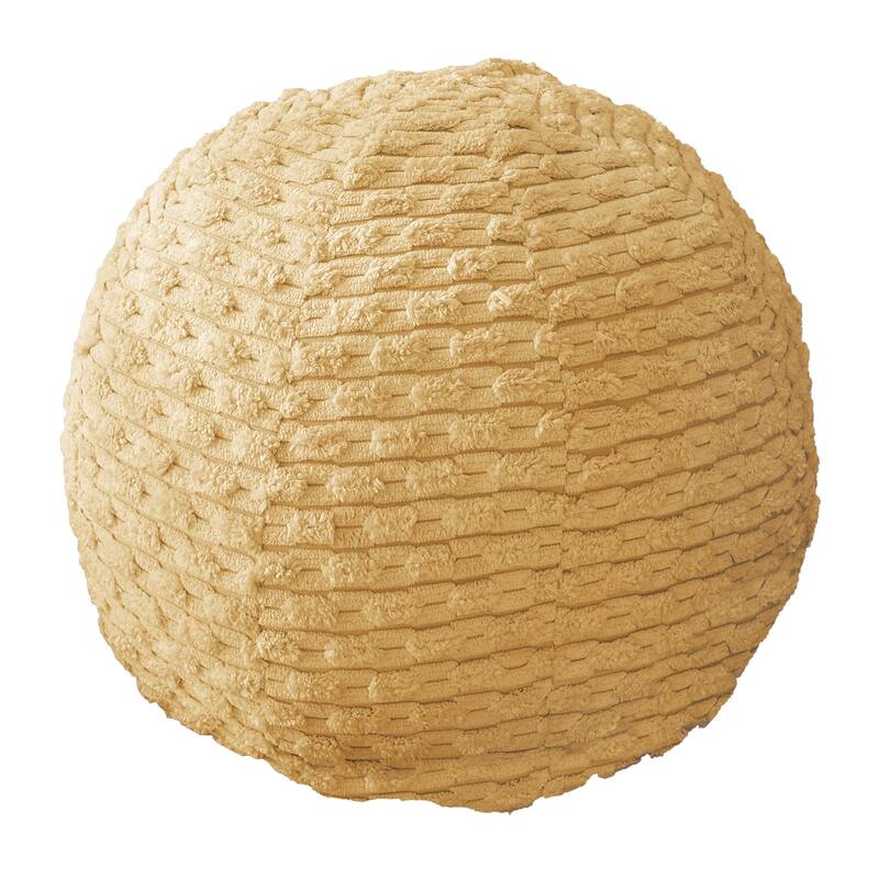 Sorra Home Indoor Soft Chunky Corduroy Ball Pillow