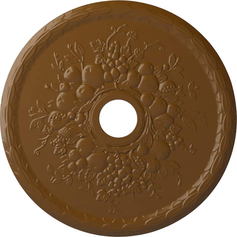 22 5/8"OD x 3 5/8"ID x 5/8"P Grape Ceiling Medallion