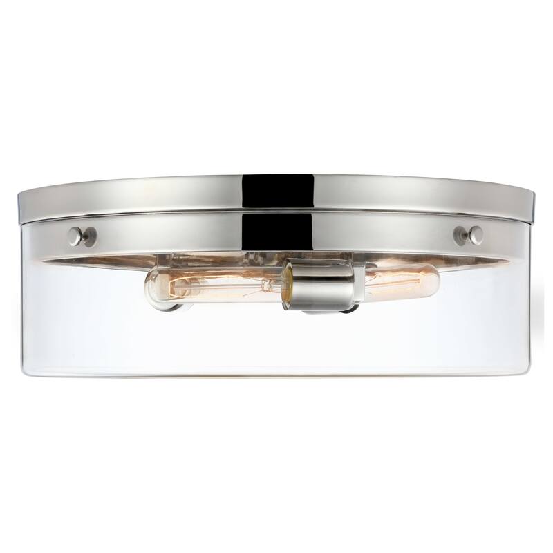 Nuvo Lighting 60/7538 Intersection 2 Light 17" Wide Flush Mount Drum