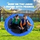 preview thumbnail 5 of 6, 60" Large Saucer Tree Swing for Kids Adults 900D Oxford Waterproof with 2pcs Hanging Straps - 60 inch