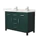 Option Green / Giotto Quartz Top / Brushed Nickel